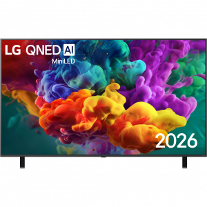 Телевизор ЖК 65`` LG / LG 65QNED85B6C.ARUG / Телевизор ЖК 65`` LG/ 65", Ultra HD, QNED MiniLED, Dynamic QNED Color, Edge Led, Precision Dimming Pro, AI Picture Pro, Smart TV (WebOS 26), Wi-Fi 5, DVB-T2/C/S2, MR, 120Hz Native (VRR 144Hz), 2.0ch (20W), 4хHDMI, 2хUSB, 2 Pole, черный графит, 2026