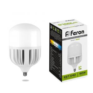 Лампа светодиодная / FERON 25820 / Лампа светодиодная/ Лампа светодиодная LED 50вт Е27/Е40 белый