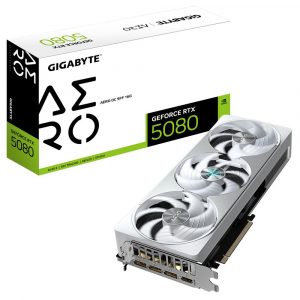 Видеокарта / Gigabyte GV-N5080AERO OC-16GD / Видеокарта Gigabyte RTX5080 AERO OC SFF 16GB GDDR7 256bit 3xDP HDMI 3FAN RTL