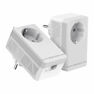 AV600 Комплект адаптеров Powerline с розеткой / Mercusys Technologies CO MP300P KIT / AV600 Комплект адаптеров Powerline с розеткой/ AV600 Passthrough Powerline Starter Kit