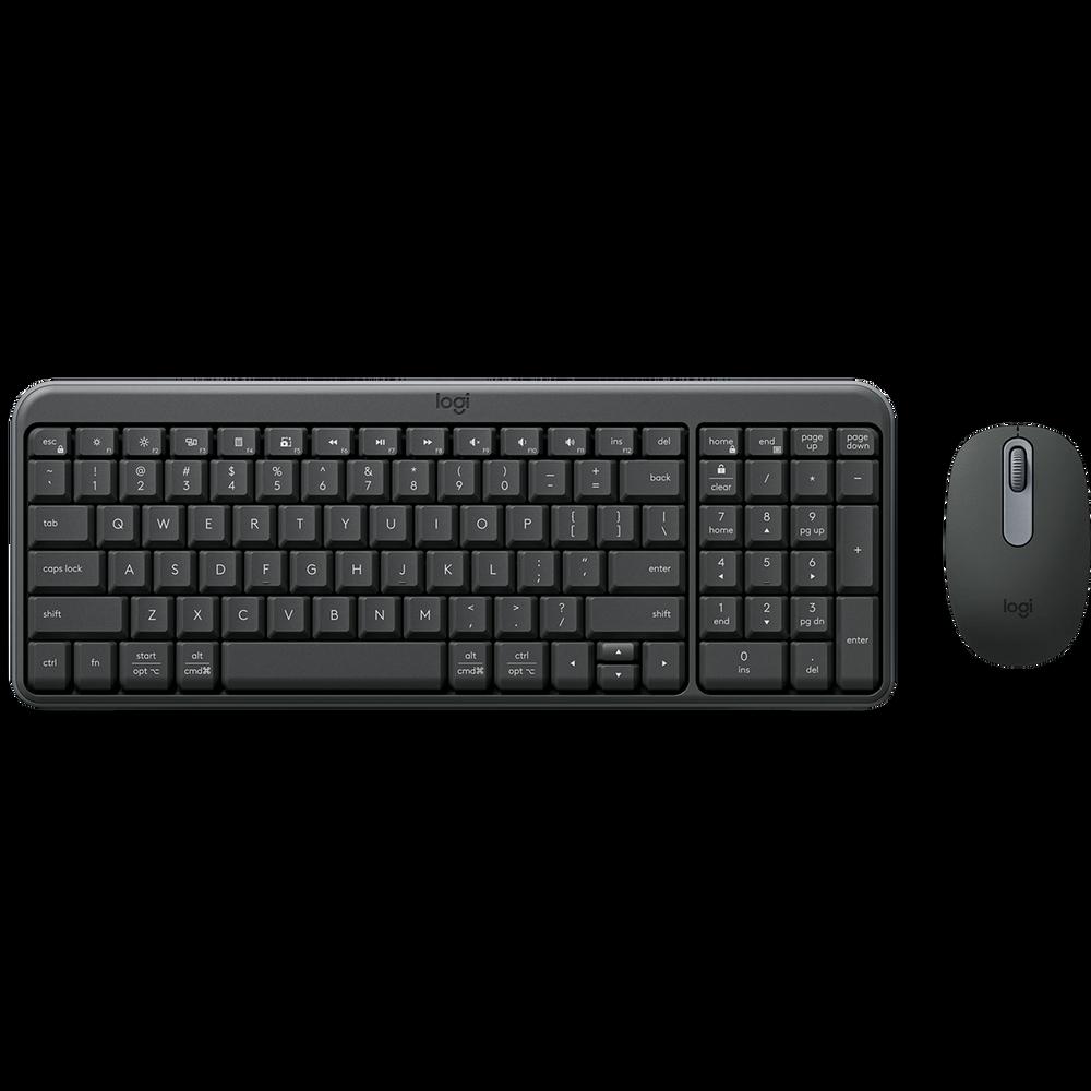 Клавиатура + мышь / Logitech 920-013853 / Клавиатура + мышь Logitech Wireless MK250 Compact клавграфитовый мышьграфитовый USB беспроводная Multimedia (920-013853)