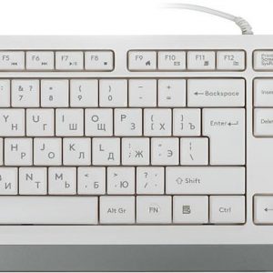 Клавиатура / A4Tech FK10 WHITE / Клавиатура A4Tech Fstyler FK10 белый/серый USB (FK10 WHITE)