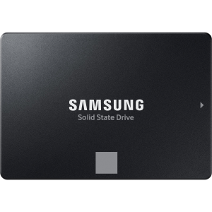 Твердотельный накопитель / Samsung 870 EVO (MZ-77E2T0B/AM) / Твердотельный накопитель/ Samsung SSD 870 EVO, 2000GB, 2.5" 7mm, SATA3, 3-bit MLC, R/W 560/530MB/s, IOPs 98 000/88 000, DRAM buffer 2048MB, TBW 1200, DWPD 0.33 (12 мес.)