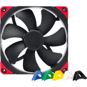 Кулер для корпуса / Noctua NF-A14 PWM chromax.black.swap / Кулер для корпуса/ Case Cooler Noctua NF-A14 PWM chromax.black.swap (140x140x25mm, 4-pin PWM, 82.5CFM, 24.6dBA, 1500RPM, Black)