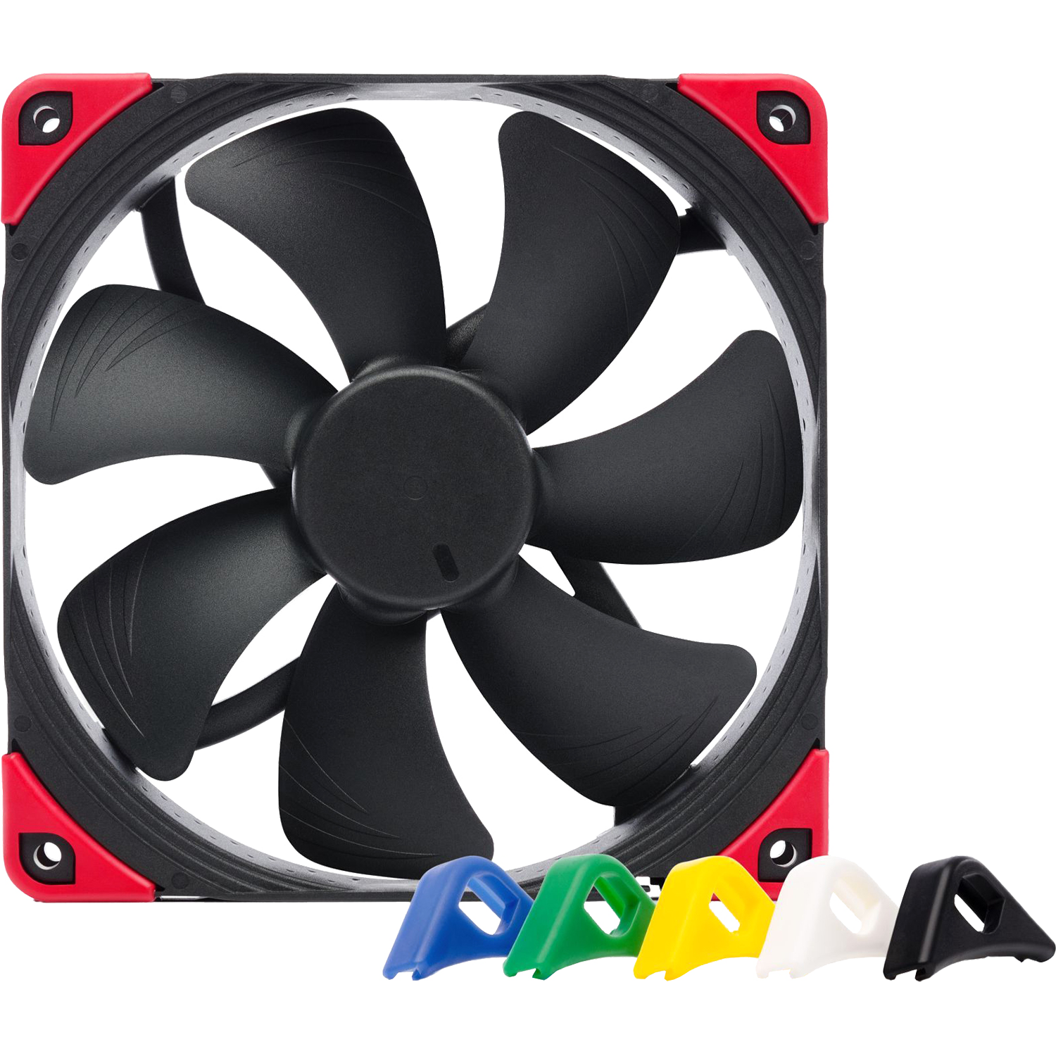 Кулер для корпуса / Noctua NF-A14 PWM chromax.black.swap / Кулер для корпуса/ Case Cooler Noctua NF-A14 PWM chromax.black.swap (140x140x25mm, 4-pin PWM, 82.5CFM, 24.6dBA, 1500RPM, Black)