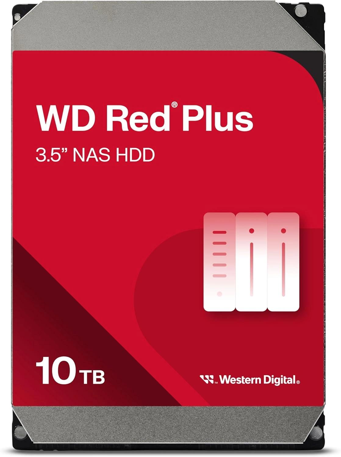 Жесткий диск / WD WD100EFGX / Жесткий диск Western Digital 10TB Red plus, Cache 512MB WD100EFGX