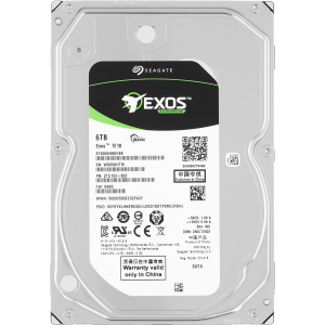 Жесткий диск / Seagate Exos 7E10 6Tb ST6000NM019B / Жесткий диск/ HDD Seagate SATA Exos 7E10 6Tb 7200 256Mb 1 year warranty