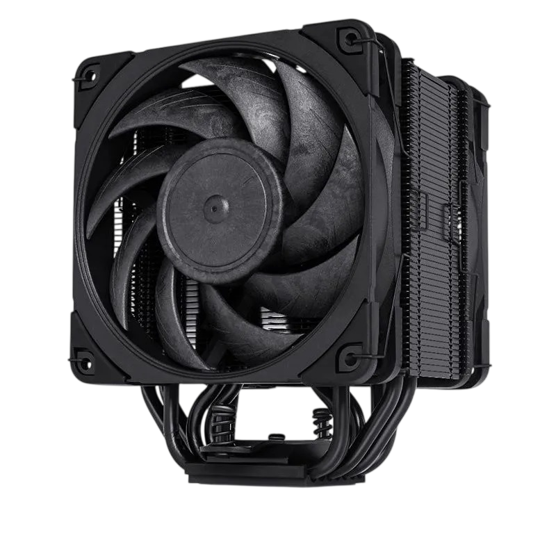 Кулер для процессора / Noctua CPU Cooler NH-U12A chromax.black Black / Кулер для процессора/ CPU Cooler Noctua NH-U12A chromax.black (169W, 4-pin PWM, 158mm, Al/Cu, 7x6mm, 2x120x120x25mm, 60CFM, 22.6dBA, 2000RPM, S 1851/1700/1200/115X, AM5/AM4, Black)