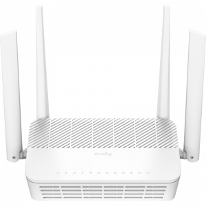 Маршрутизатор / Cudy GP3000V / Маршрутизатор/ V2.0, AX3000 Wi-Fi 6 Dual Band Gigabit xPON Router, Realtek chipset, GPON/EPON, 2402Mbps at 5GHz + 576Mbps at 2.4GHz, 802.11ax/ac/a/b/g/n, 1 PON Port, 4 Gigabit RJ45 port, 1 RJ11 Port, Power ON/OFF Button,WPS Button,WiFi Button, Reset button,TR069/TR098/TR111/TR181,EasyMesh, OMCI