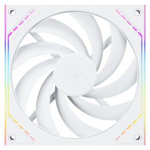 Кулер для корпуса / Thermalright TL-M14W / Кулер для корпуса/ Case Cooler Thermalright TL-M14W (140x144x25mm, 4-pin PWM, ARGB, 88.75CFM, 23.7dBA, 1500RPM, White)