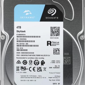 Жесткий диск / Seagate ST4000VX016 / Жесткий диск Seagate SATA-III 4TB ST4000VX016 Surveillance Skyhawk 4KN (5400rpm) 256Mb 3.5" [ST4000VX016]