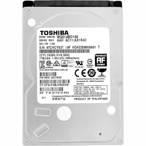 Жесткий диск / Toshiba MQ01ABD / Жесткий диск/ HDD Toshiba SATA 1TB 2.5" 6.0 Gbit/s 5400 rpm 8Mb 1 year warranty (replacement WD10SPZX, ST1000LM048, ST1000LM035)