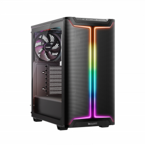 Корпус ПК без блока питания / be quiet! PURE BASE 501 DX Black / Корпус ПК без блока питания/ Case be quiet! PURE BASE 501 DX, Midi-Tower, TG, 3x140mm, 2xUSB-A 3.2, 1xUSB 3.2 Type-C, ATX, mATX, mITX Black
