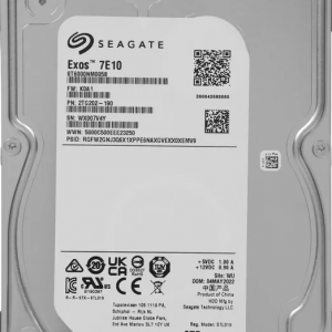 Жесткий диск / Seagate ST6000NM005B / Жесткий диск/ HDD Seagate SAS 6Tb Exos 7E10 7200 12Gb/s 256Mb (clean pulled) 1 year warranty (replacement ST6000NM020B, ST6000NM029A, MG08SDA600E, MG10SDA600E, HUS726T6TAL5204, ST4000NM025B, MG10SDA400E)