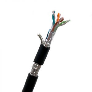 Кабель "Витая пара". CAT 5e, эластичный. Для сетей DataTuff® Industrial Ethernet. Скорость передачи данных 1 Гбит/с. Экранированный SF/UTP (экран - алюминиевый 100% + плетеный из луженой меди 80%). Категория 5e (100 MHz). 4 пары (26 AWG). Многожильная медь / Novacord SF/UTP 4P C5E A26P PUR / Кабель "Витая пара". CAT 5e, эластичный. Для сетей DataTuff® Industrial Ethernet. Скорость передачи данных 1 Гбит/с. Экранированный SF/UTP (экран - алюминиевый 100% + плетеный из луженой меди 80%). Категория 5e (100 MHz). 4 пары (26 AWG). Многожильная медь/ Кабель "Витая пара". CAT 5e, эластичный. Для сетей DataTuff® Industrial Ethernet. Скорость передачи данных 1 Гбит/с. Экранированный SF/UTP (экран - алюминиевый 100% + плетеный из луженой меди 80%). Категория 5e (100 MHz). 4 пары (26 AWG). Мно
