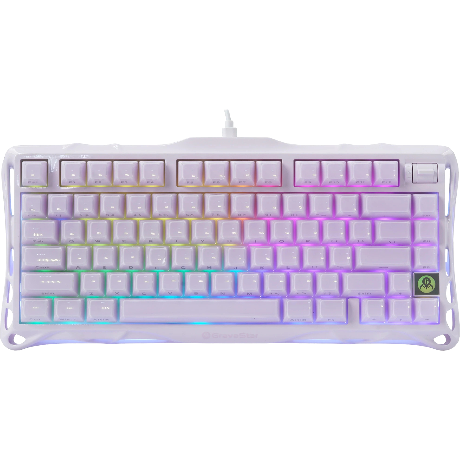 Игровая клавиатура / Gravastar Mercury K1 (6972448924344) / Игровая клавиатура/ Механическая беспроводная клавиатура Gravastar Mercury K1 PL