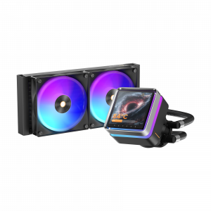 Система жидкостного охлаждения / Ocypus Sigma L24 EX BK ARGB Black / Система жидкостного охлаждения/ Water Cooling System Ocypus Sigma L24 EX BK ARGB (290W, 240mm, LED, Black, ARGB/ Fans 2x120mm, 36dBA, 88CFM, 2400RPM/ Pump height 99mm, 27dBA, 3100RPM, Rad thickness 27mm/ S 1851, 1700, 1200, 115X, AM5, AM4)