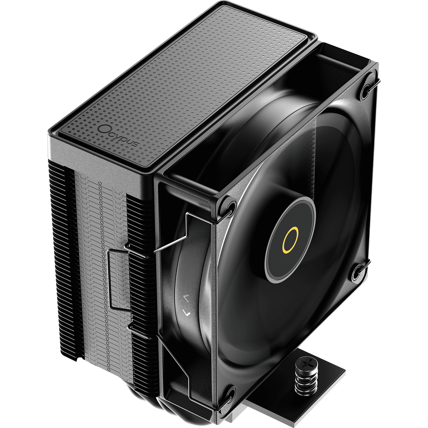 Кулер для процессора / Ocypus Gamma-A40-BK1NNWN00X-GL / Кулер для процессора/ CPU Cooler Ocypus Gamma A40 BK (200W, 4-pin PWM, 133mm, Al/Cu, 4x6mm, 1x100mm, 41CFM, 29.5dBA, 2400RPM, S 1851/1700/1200/115X, AM5/AM4, black)