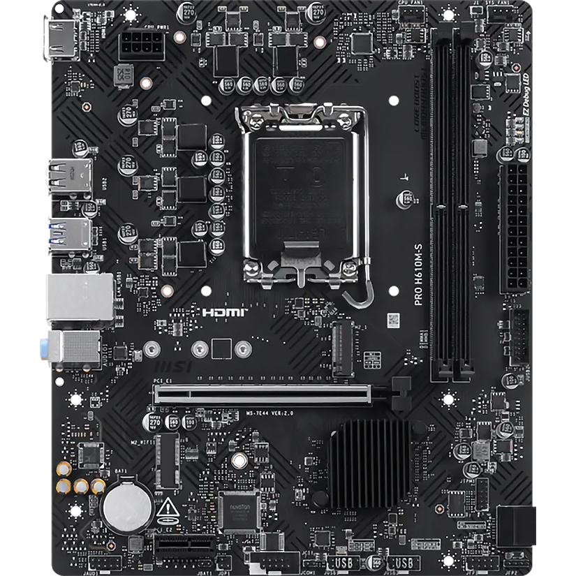 Материнская плата / MSI PRO H610M-S / Материнская плата/ PRO H610M-S