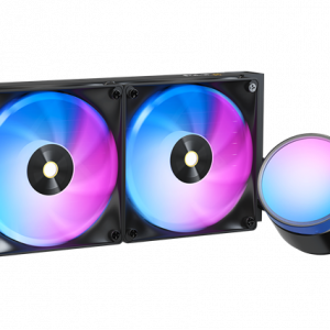 Ocypus Delta L24 BK ARGB V2, 240mm, ARGB Pump,2x120mm ARGB fans, LGA115X/1200/1700/18XX, AM4/AM5