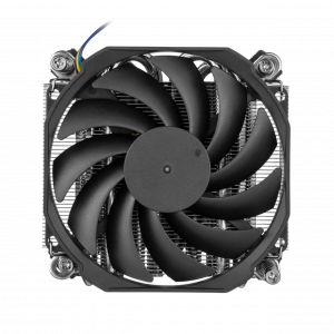 Кулер для процессора ПК / Foxline DB32i / Кулер для процессора ПК/ CPU Cooler Foxline DB32i (125W, 4-pin PWM, 32mm, Al/Cu, 4x6mm, 1x90mm, 41.46CFM, 33dBA, 3400RPM, S 1851/1700/1200/115X, Black)