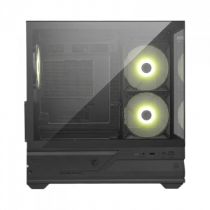 Корпус ПК без блока питания / MSI MAG PANO M110R Black / Корпус ПК без блока питания/ Case MSI MAG PANO M110R, Mini-Tower, TG, 2x140mm ARGB + 1x120mm ARGB, 1xUSB-A 3.0 + 1xUSB-C, mATX, mITX Black