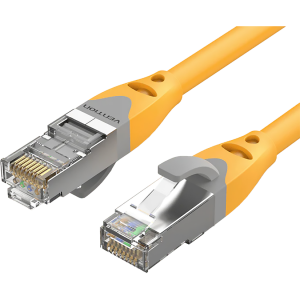 Патч-корд Vention прямой SFTP cat.6A, RJ45 - 1м. Серый / Vention IBHHF SFTP cat.6A, RJ45 - 1м. Серый / Патч-корд Vention прямой SFTP cat.6A, RJ45 - 1м. Серый