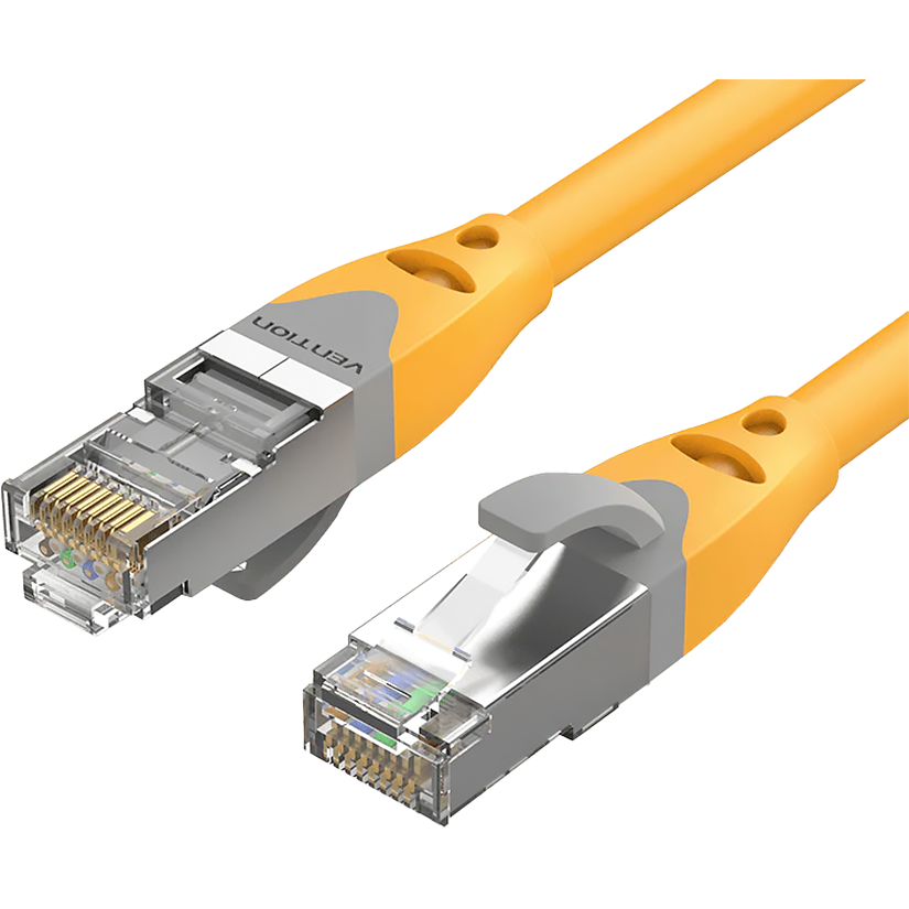 Патч-корд Vention прямой SFTP cat.6A, RJ45 - 1м. Серый / Vention IBHHF SFTP cat.6A, RJ45 - 1м. Серый / Патч-корд Vention прямой SFTP cat.6A, RJ45 - 1м. Серый