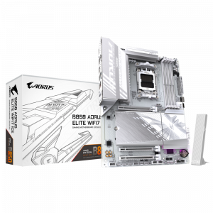 GIGABYTE B850 AORUS ELITE WIFI7 ICE, AM5, B850, 4*DDR5, 4*SATA, 3*M.2, 6*USB 3.2, 4*USB 2.0, Type-C, 2*PCIx16, DP+HDMI, ATX