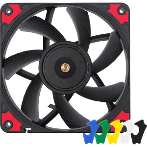 Кулер для корпуса / Noctua NF-A12x15 PWM chromax.black.swap / Кулер для корпуса/ Case Cooler Noctua NF-A12x15 PWM chromax.black.swap (120x120x15mm, 4-pin PWM, 55.44CFM, 23.9dBA, 1850RPM, Black)