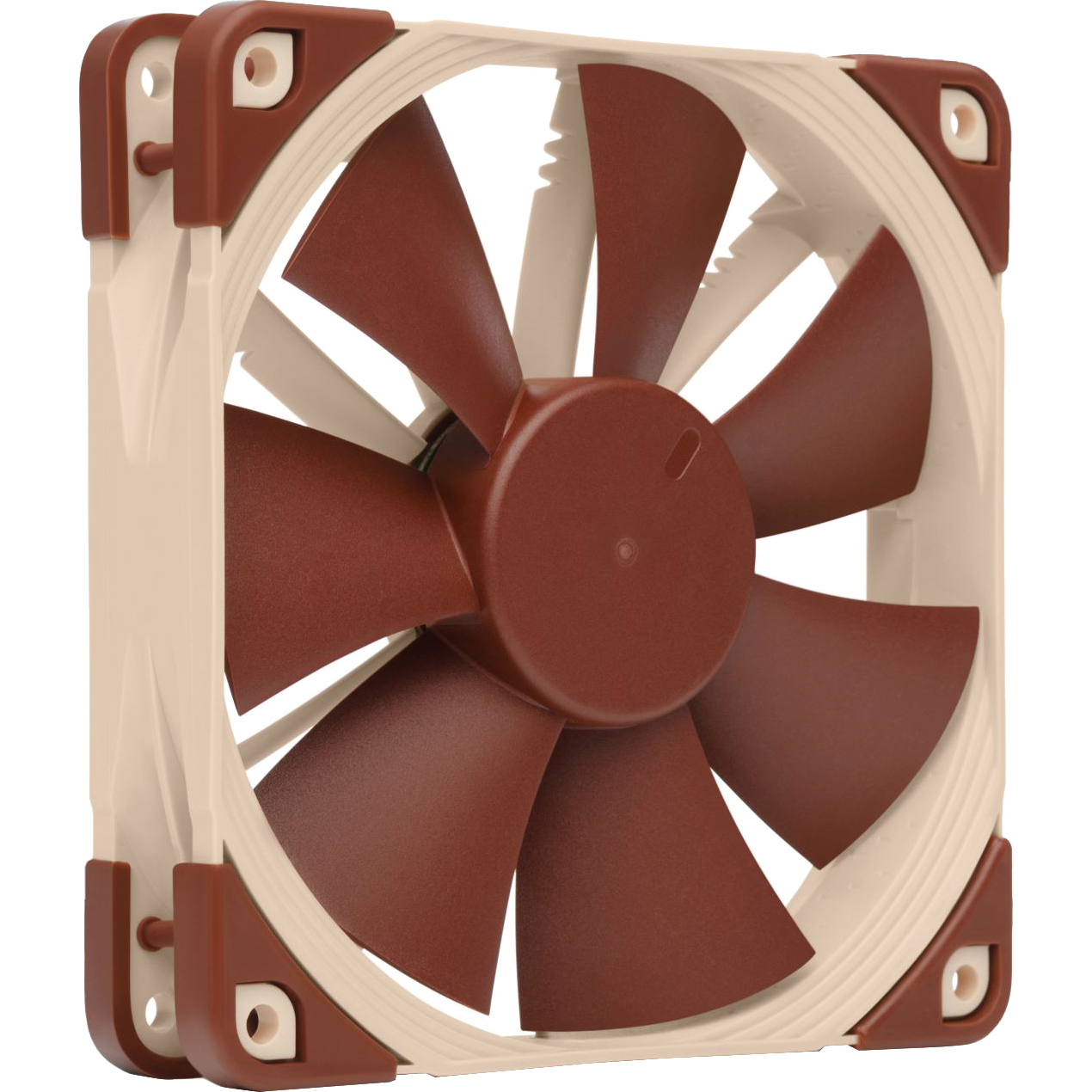 Кулер для корпуса / Noctua NF-F12 PWM / Кулер для корпуса/ Case Cooler Noctua NF-F12 PWM (120x120x25mm, 4-pin PWM, 54.97CFM, 22.4dBA, 1500RPM, Beige/Brown)