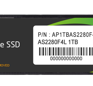 Apacer SSD AS2280F4L 1TB M.2 2280 PCIe Gen5x4, R10400/W8600 Mb/s, 3D NAND, MTBF 1.5M, NVMe, 600TBW, Retail, 5 years (AP1TBAS2280F4L-1)
