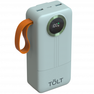 Портативный аккумулятор TOLT Lit KP328 Green, 30000mAh, 22,5W, fast charging and PD, green, CCC / TOLT KP328 Green / Портативный аккумулятор TOLT Lit KP328 Green, 30000mAh, 22,5W, fast charging and PD, green, CCC/ Powerbank TOLT Lit KP328 Green, 30000mAh, 22,5W, fast charging and PD, green, CCC
