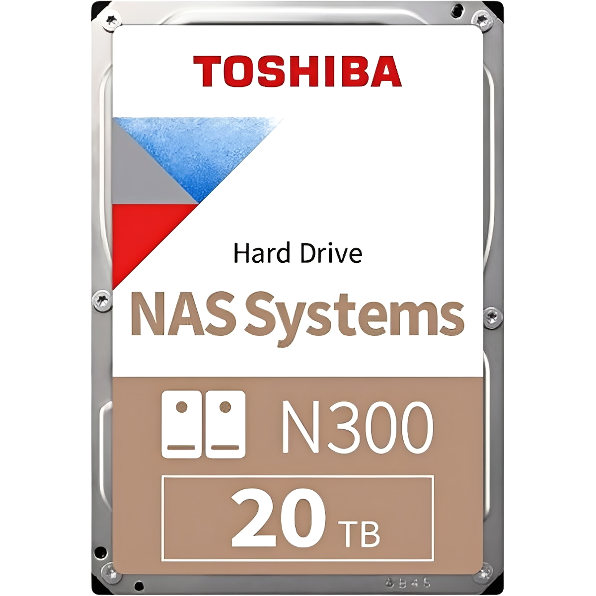 Жесткий диск / Toshiba N300 20Tb (HDWG82AUZSVA) / Жесткий диск/ HDD Toshiba N300 NAS SATA3 3.5" 20TB 7200 1024Mb 6Gb/s, 24x7 1 year warranty (replacement WD202KFGX, WD201KFGX, ST20000NT001, ST20000DM001)