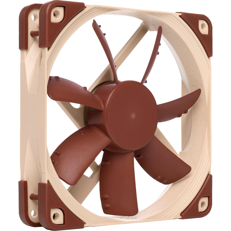 Кулер для корпуса / Noctua NF-S12A PWM / Кулер для корпуса/ Case Cooler Noctua NF-S12A PWM (120x120x25mm, 4-pin PWM, 63.27CFM, 17.8dBA, 1200RPM, Beige/Brown)