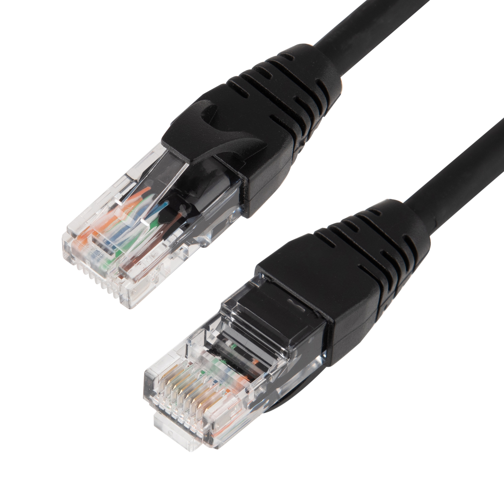 Патч-корд Ethernet, категория CAT 5e, RJ45 штекер - RJ45 штекер, неэкранированный U/UTP, цвет черный, оболочка нг(А)-LSZH. Длина 0,3 м / Advant ADV5e-PC003-LBL / Патч-корд Ethernet, категория CAT 5e, RJ45 штекер - RJ45 штекер, неэкранированный U/UTP, цвет черный, оболочка нг(А)-LSZH. Длина 0,3 м