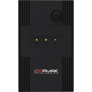 ИБП ЕРМАК Н 850 Оптима линейно-интерактивный, напольный, LED светодиоды, 850ВА/480Вт, 12В 9Ач х 1, Schuko x 2 шт., AVR, USB порт для управления, черный металлический корпус, ГШВ(мм) 32090150, вес 5.8 кг. / ЕРМАК 220-220.0.8-32-ВНЛ 1111191 / ИБП ЕРМАК Н 850 Оптима линейно-интерактивный, напольный, LED светодиоды, 850ВА/480Вт, 12В 9Ач х 1, Schuko x 2 шт., AVR, USB порт для управления, черный металлический корпус, ГШВ(мм) 32090150, вес 5.8 кг.
