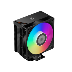 Кулер для процессора / PCCooler RT400 DIGITAL ARGB BK Black / Кулер для процессора/ CPU Cooler PCCooler RT400 Digital ARGB BK (230W, 4-pin PWM, ARGB, LED temp., 152mm, Al/Cu, 4x6mm, 1x120mm, 73.32CFM, 34.9dBA, 2200RPM, S 1851/1700/1200/115X, AM5/AM4, black)