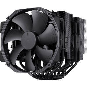Кулер для процессора / Noctua NH-D15 chromax.black / Кулер для процессора/ CPU Cooler Noctua NH-D15 chromax.black (183W, 4-pin PWM, 165mm, Al/Cu, 6x6mm, 2x140mm, 82.43CFM, 24.6dBA, 1500RPM, S 1851/1700/1200/115X, AM5/AM4, Black)