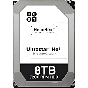 Жесткий диск / WD HUH728080AL4204 / Жесткий диск/ HDD WD SAS Server 8Tb Ultrastar HE8 7200 12Gb/s 128MB