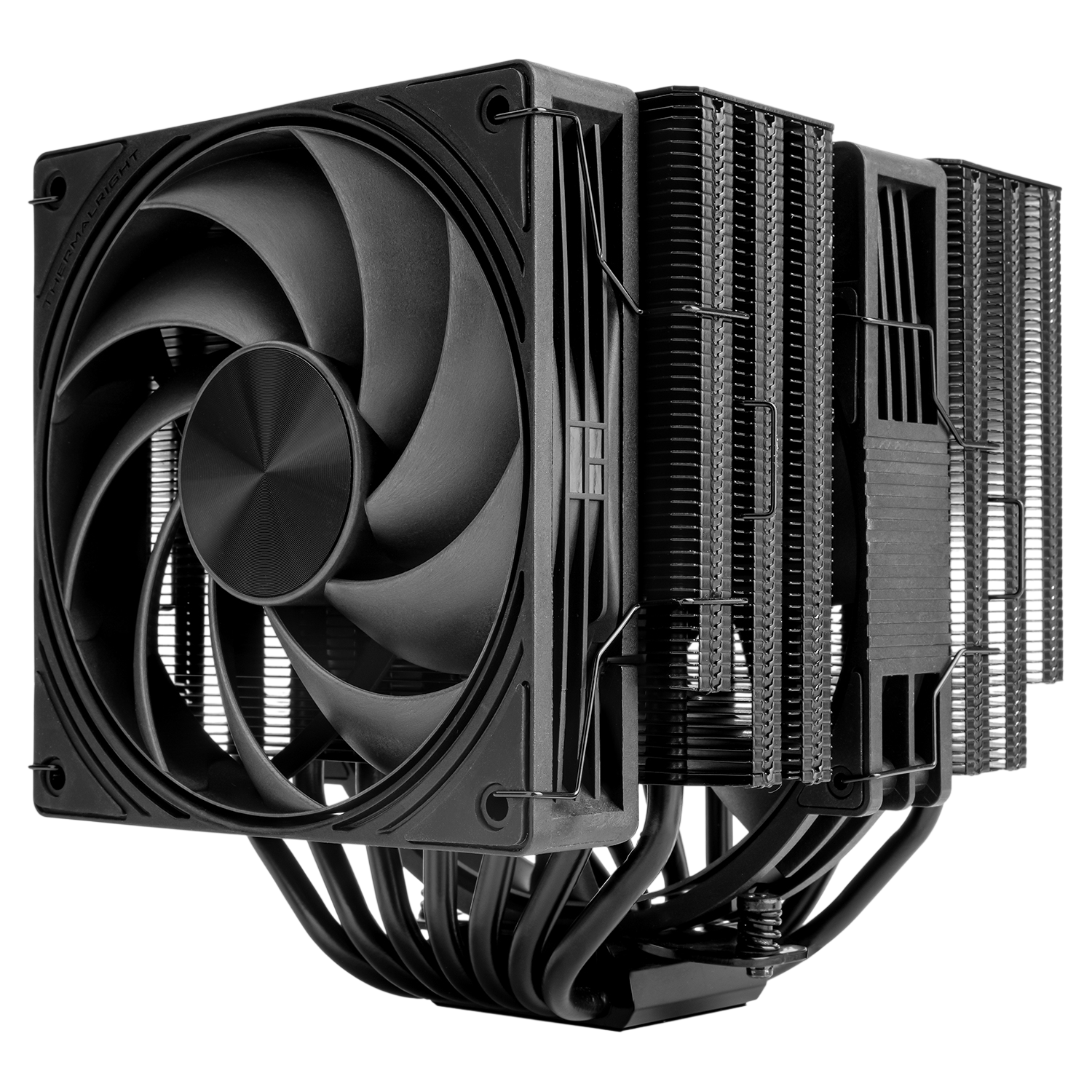 Кулер для процессора / Thermalright Frost Tower 140 (FT-140-BL) / Кулер для процессора/ CPU Cooler Thermalright Frost Tower 140 (4-pin PWM, 158mm, Al/Cu, 7x6mm, 1x120mm+1x140mm, 85.35/120CFM, 33.3/36.25dBA, 2400/1850RPM, S 1851/1700/1200/115X/2011/2066, AM5/AM4, black)
