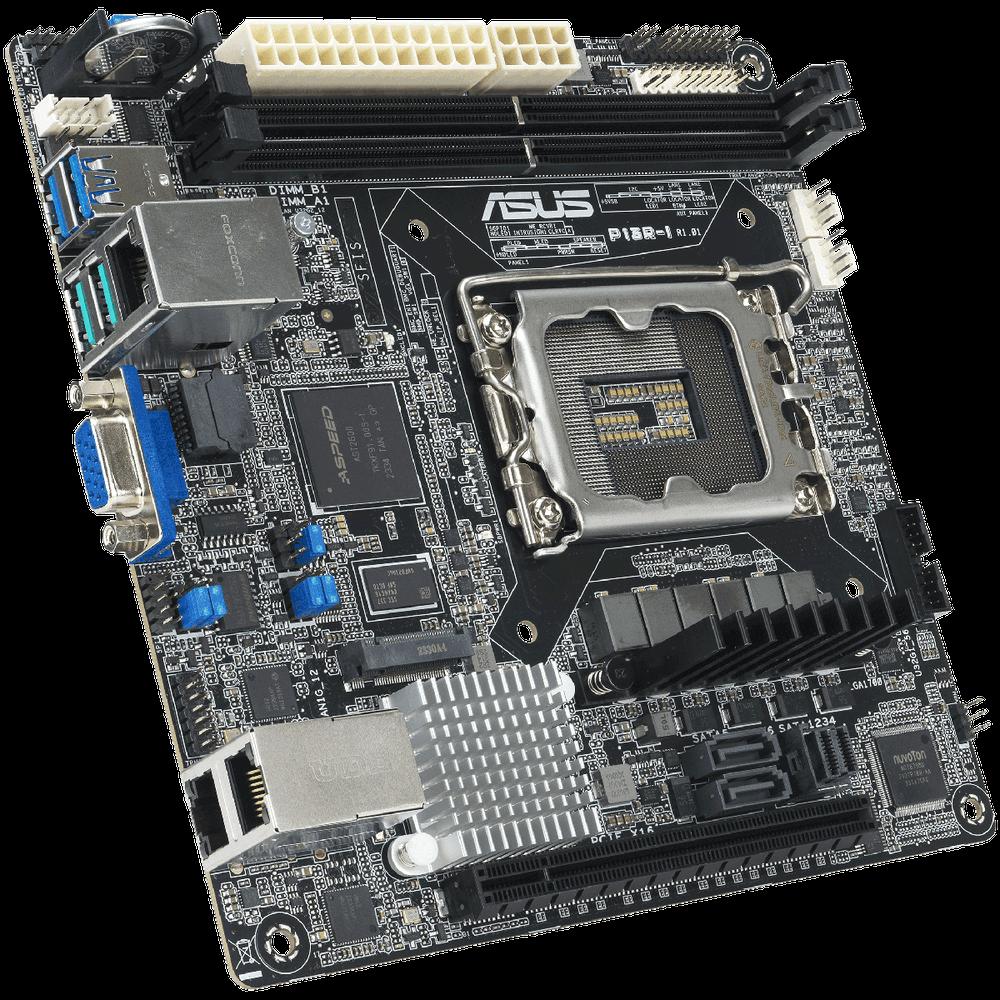 Материнская плата / ASUS 90SB0CR0-M0UAY1 / Материнская плата ASUS P13R-I LGA1700 mini-ITX 2xDDR5 PCIEx16 M.2 VGA 2xGLAN