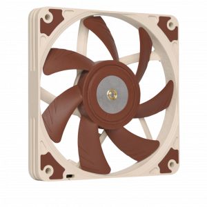 Кулер для корпуса / Noctua NF-A12x15 PWM / Кулер для корпуса/ Case Cooler Noctua NF-A12x15 PWM (120x120x15mm, 4-pin PWM, 55.44CFM, 23.9dBA, 1850RPM, Beige/Brown)