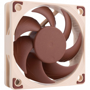 Кулер для корпуса / Noctua NF-A6x15 FLX / Кулер для корпуса/ Case Cooler Noctua NF-A6x15 FLX (60x60x15mm, 3-pin, 23.4CFM, 19.8dBA, 3500RPM, Beige/Brown)