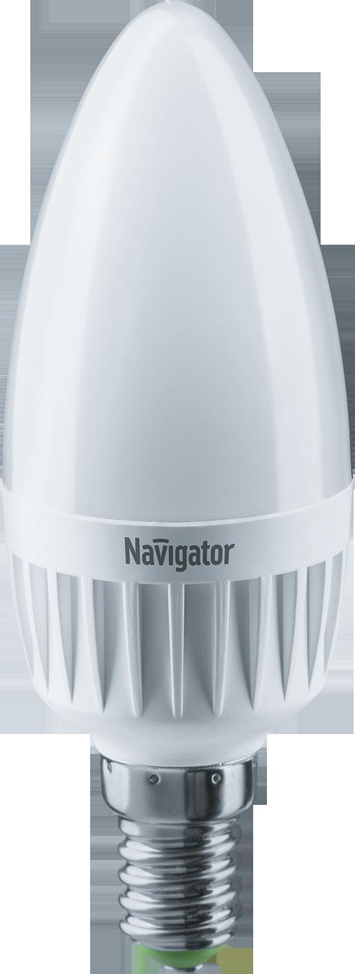Лампа светодиодная / Navigator Group 18741 / Лампа светодиодная/ Лампа светодиодная LED 7вт Е14 диммируемая теплый матовая свеча