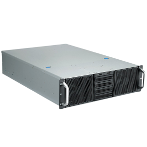 Серверный корпус / Yeou Chih Corporation YRM-36514A0 / Серверный корпус/ Server case YCC YRM-36514A0, 3U, E-ATX, w/o PSU, int. 10x3,5" + 4x3,5"/2,5" HDD bays, 2x120mm front fans, 3x120mm middle fans, 2x60mm rear fans, 2xUSB 2.0, 5xFH PCIe vertical slots, 1xFHFL PCIe horizontal slot, depth 650mm, support ATX PSU, no rails