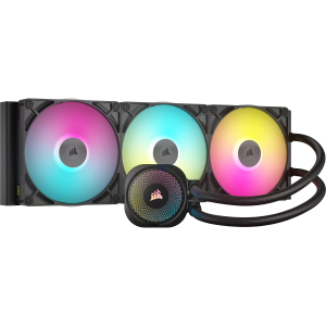Система жидкостного охлаждения / Corsair iCUE LINK TITAN 420 RX RGB Black / Система жидкостного охлаждения/ Water Cooling System Corsair iCUE LINK TITAN 420 RX RGB (420mm, Black, RGB/ Fans 3x140mm, 94.7CFM, 36dBA, 1700RPM/ S 1851, 1700, AM5, AM4)