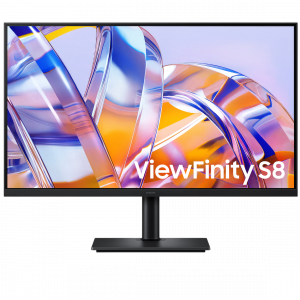 ЖК монитор / Samsung ViewFinity S8 LS32H804UAI / ЖК монитор/ Монитор Samsung ViewFinity S8 LS32H804UAI 32" 3840x2160, 5ms(GtG), 350 cd/m2, MEGA DCR( static 30001), 178°/178°, 60Hrz, HDMI, DP, USB3.0x3, USB-C (90), LTSP, HAS 120mm, HDR10, sRGB 99%, VESA 100x100 mm, black