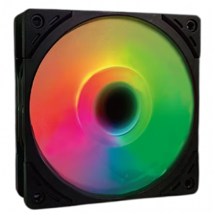 Кулер для корпуса / Scythe Wonder Tornado 120 ARGB Black / Кулер для корпуса/ Case Cooler Scythe Wonder Tornado 120 ARGB (120x120x26mm, 4-pin PWM, ARGB, 75.17CFM, 35.57dBA, 2500RPM, Black)