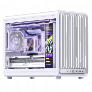Корпус без блока питания / JONSBO D33 White / Корпус без блока питания/ Case JONSBO D33, Mini-Tower, TG, no fan, 2xUSB-A 3.0 + 1xUSB-C 3.2, mATX, mITX White